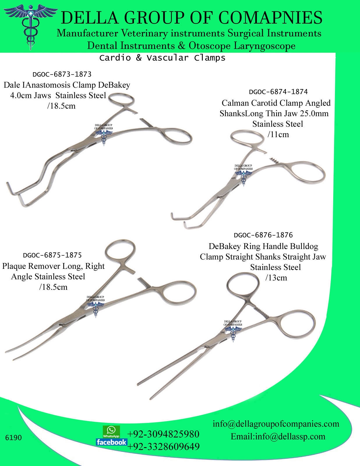 Cardio & Vascular Clamps